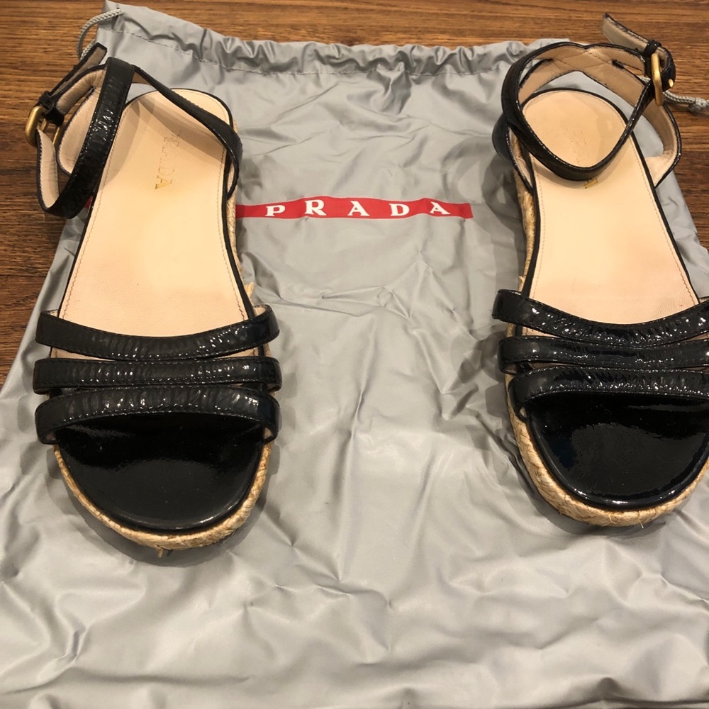 Prada sandals, size 361/2